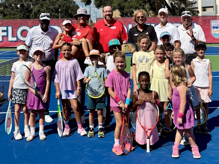Florida Southern Host Kid's Tennis Clinic